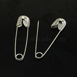 Iron Safety Pins, Platinum, 56x11x3mm, Pin: 1mm, about 500pcs/bag(NEED-D038-55mm)