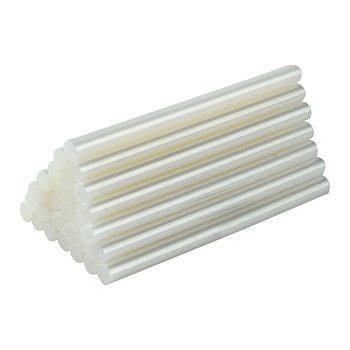 Plastic Glue Gun Sticks, Sealing Wax Sticks, Hot Melt Glue Adhesive Sticks for Vintage Wax Seal Stamp, White, 10x0.7cm