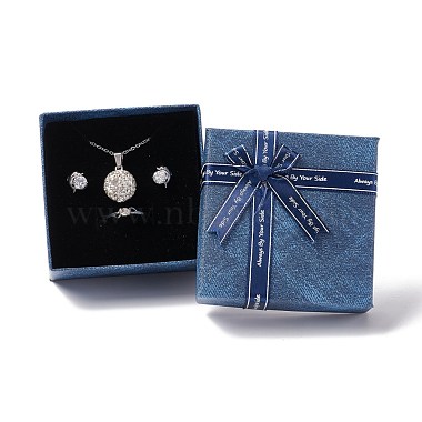 Square Cardboard Jewelry Set Boxes(CBOX-E013-01)-5