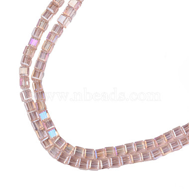 Chapelets de perles en verre transparent électrolytique(EGLA-N002-33-C01)-3
