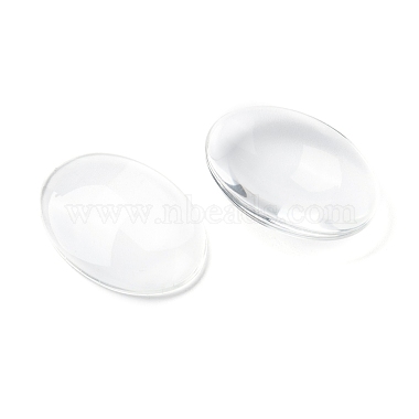 Прозрачные стеклянные овальные кабошоны(X-GGLA-R022-35x25)-3
