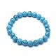 Synthetic Turquoise Jasper Bead Stretch Bracelets(BJEW-K212-B-022)-1