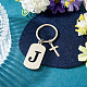 1Pc Stainless Steel Keychains(KEYC-TADJ0001-08J)-3