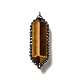 Natural Tiger Eye Big Pointed Pendants(G-F731-05C)-2