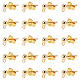 30Pcs Brass Stud Earring Findings and 30Pcs Earring Backs Sets(KK-AR0001-91G-NR)-1