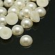 Half Round Domed Imitated Pearl Acrylic Cabochons(OACR-H001-11)-1