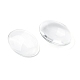 Cabochons de verre transparent de forme ovale(X-GGLA-R022-35x25)-3