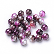 Rainbow Acrylic Imitation Pearl Beads, Gradient Mermaid Pearl Beads, No Hole, Round, Coconut Brown, 6mm, about 5000pcs/500g(OACR-R065-6mm-A12)