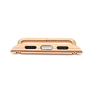 316 Stainless Steel Strap Connector For iwatch, Rose Gold, 8x32x3mm(STAS-WH0029-04RG)
