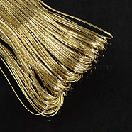 PU Leather Cord, Imitation Leather Cord, Flat, Goldenrod, 2x1mm, about 103.89 yards(95m)/bundle(LC-S003-2mm-10)