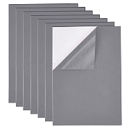 Sponge EVA Sheet Foam Paper Sets, With Adhesive Back, Antiskid, Rectangle, Gray, 30x21x0.1cm(AJEW-BC0006-28F)