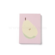 100 Sheets Memo Pad Sticky Notes, Sticker Tabs, for Office School Reading, Pear, 105x75x1mm(AJEW-R098-03B)
