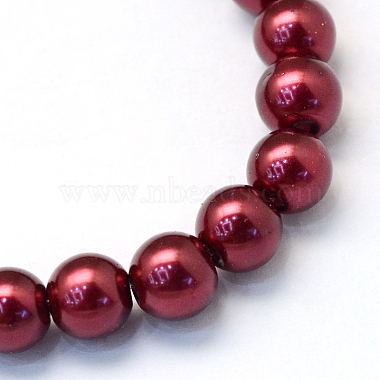 Baking Painted Glass Pearl Bead Strands(HY-Q003-5mm-39)-2