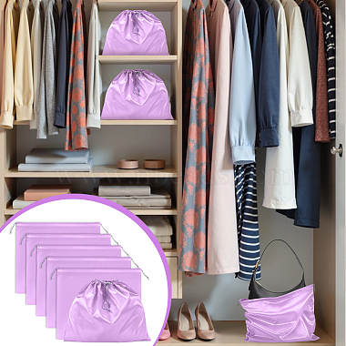 Satin Fabric Shoes Storage Bags(ABAG-WH0045-54B)-5