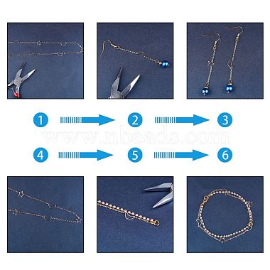 Handmade Brass Link Chains(CHC-F010-01-G-A)-4