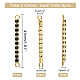12Pcs 2 Colors Brass Micro Pave Cubic Zirconia Connector Charms(KK-FH0004-50)-2