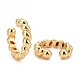 Rack Plating Brass Twist Rope Shape Cuff Earrings(EJEW-G288-08G)-2