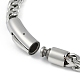 Non-Tarnish 304 Stainless Steel Wheat Chain Bracelets(STAS-L692-001P)-3