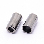 Alloy End Caps, Column, Gunmetal, 14.5mm, Hole: 5.4mm, Inner Diameter: 7.5mm(PALLOY-WH0076-76B)