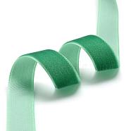 1-1/2 inch Single Face Velvet Ribbon, Medium Sea Green, 1-1/2 inch(38.1mm), about 25yards/roll(22.86m/roll)(OCOR-R019-38.1mm-161)