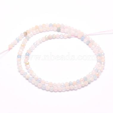 Chapelets de perles en morganite naturelle(G-F509-08-2mm)-2