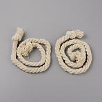Cotton Cord Curtain Tiebacks, Moccasin, 87x35x12mm, 2pcs/set(AJEW-WH0002-70A)