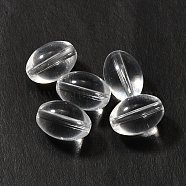 K9 Glass, Imitation Austrian Crystal Beads, Oval, Clear, 11x8mm, Hole: 1.8mm(GLAA-R004-01D)