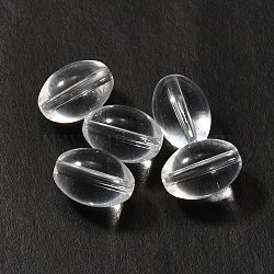 K9 Glass, Imitation Austrian Crystal Beads, Oval, Clear, 11x8mm, Hole: 1.8mm(GLAA-R004-01D)