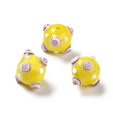 Yellow Others Lampwork Beads