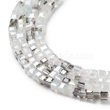 brins de perles de verre de galvanoplastie de couleur dégradée(X-GLAA-E042-05-B02)-4
