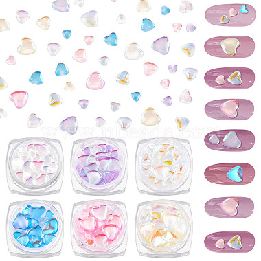 Mixed Color Resin Nail Care Decoration
