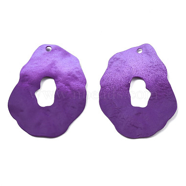 Purple Nuggets Iron Pendants
