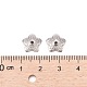 5-Petal 304 Stainless Steel Flower Bead Caps(STAS-E083-03P)-4