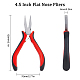 1Pc Carbon Steel Jewelry Pliers for Jewelry Making Supplies(AJEW-SC0001-42)-2