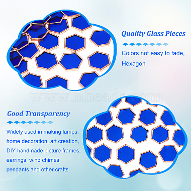 Olycraft 30Pcs Colored Glass Mosaic Tiles(DIY-OC0009-42)-4