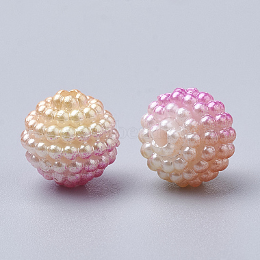 Abalorios de acrílico de la perla de imitación(OACR-T004-10mm-13)-2