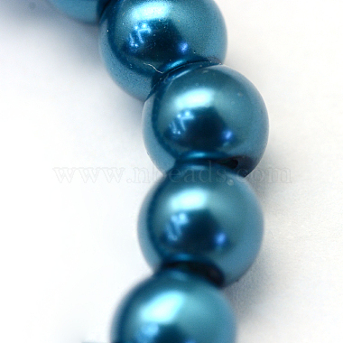 Chapelets de perles rondes en verre peint(HY-Q330-8mm-06)-3