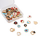 Cheriswelry 72Pcs 18 Style Alloy Enamel Charms & Pendants(ENAM-CW0001-11)-4