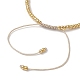 bracelets de perles tressées en coquillage naturel et graines de verre(BJEW-JB09920)-4
