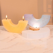 DIY Silicone Candle Molds, for Scented Candle Making, Arch, 7.8x15.4x2.6cm(DIY-Q033-10D)