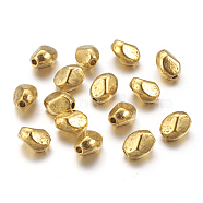 Tibetan Style Alloy Spacer Beads, Lead Free & Cadmium Free, Oval, Antique Golden, 6x5mm, Hole: 1mm(X-GLF10740Y-NF)
