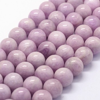 Natural Kunzite Beads Strands, Spodumene Beads, Grade AAA, Round, 12mm, Hole: 1mm, about 32pcs/strand, 15.5 inch