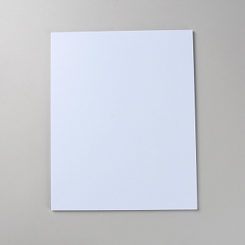 ABS Plastic Mould Plates, Rectangle, Sand Table Building Model Material Supplies, White, 250x200x5mm
