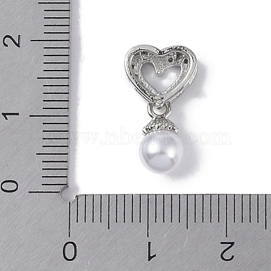 Rack Plating Brass Micro Pave CLear Cubic Zirconia Pendants(KK-E110-01P)-3