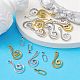 20Pcs 2 Colors Tibetan Style Alloy Hook and Eye Clasps(FIND-YW0003-89)-5