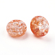 Perles en acrylique transparentes craquelées(X-MACR-E025-30)-3