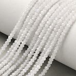 Natural Rainbow Moonstone Beads Strands, Faceted Rondelle, 3x2mm, Hole: 0.6mm, about 176pcs/strand, 15.16 inch(38.5cm)(G-G0005-D02-01)