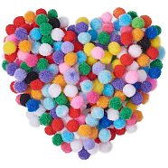 10mm Multicolor Assorted Pom Poms Balls About 2000pcs for DIY Doll Craft Party Decoration(AJEW-PH0001-10mm-M)