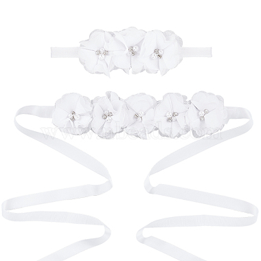 White Cloth Jewelry Set