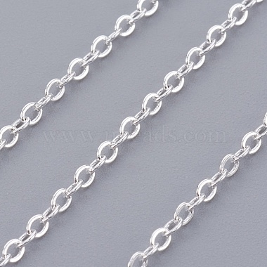 Brass Cable Chain Necklaces(NJEW-SW028-28inch-S)-3